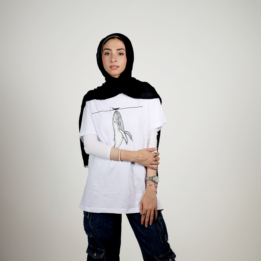 WHALE  White T-shirt