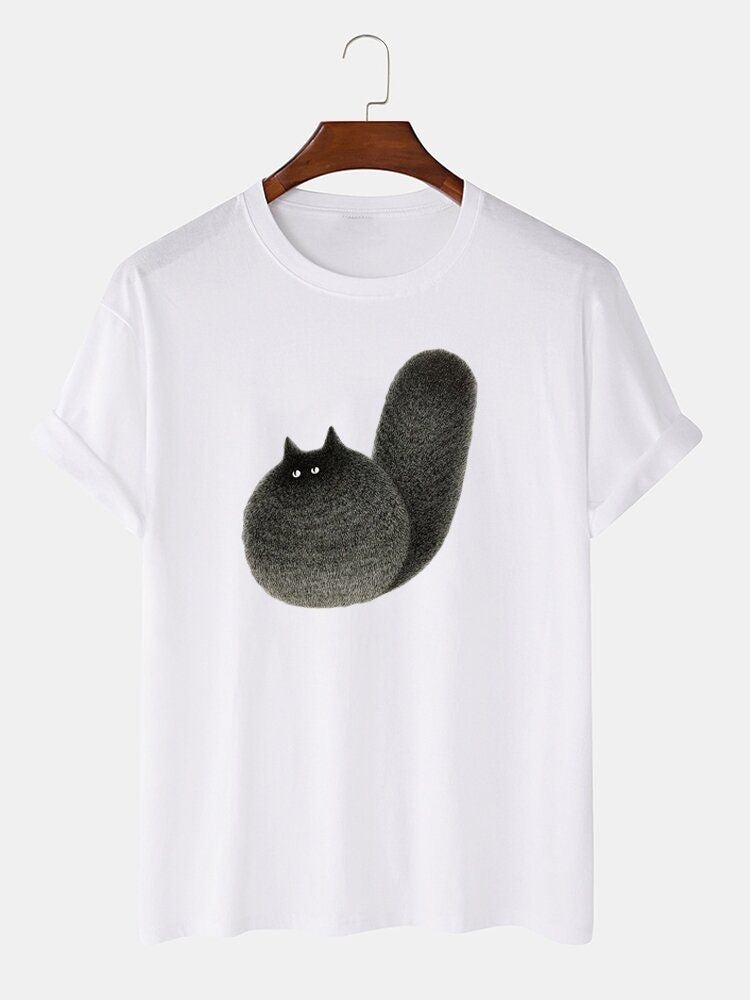Fluffy Cat T-shirt