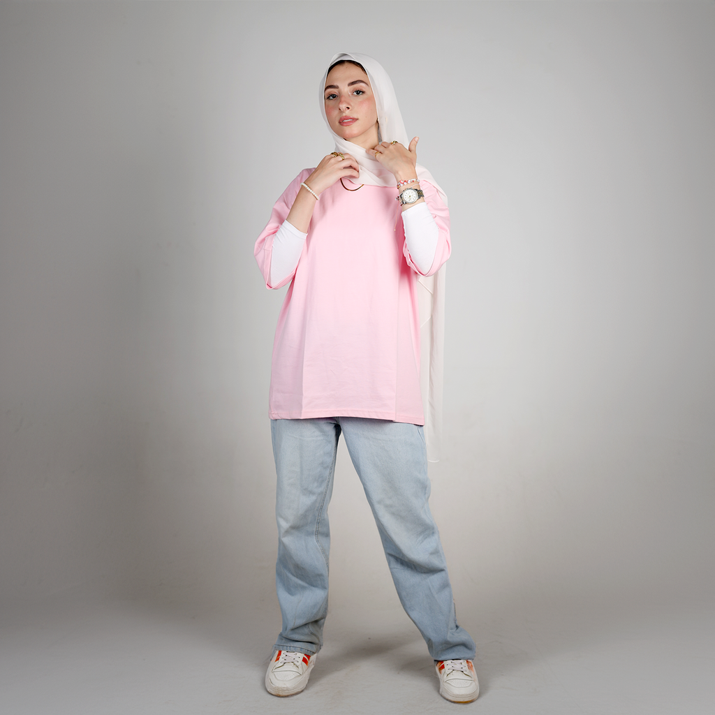Basic oversized PINK UNISEX