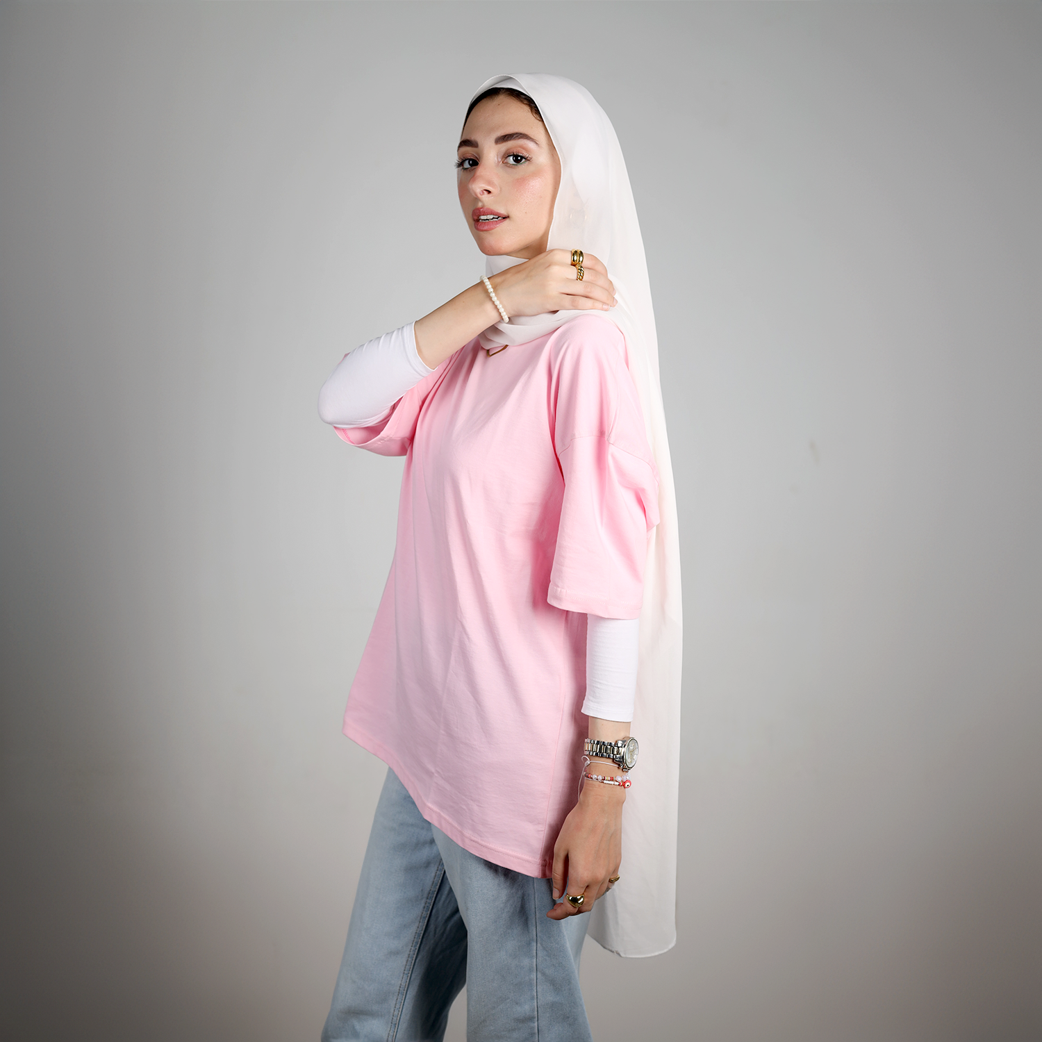 Basic oversized PINK UNISEX
