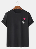 LOVLEY PANDA BLACK T-SHIRT