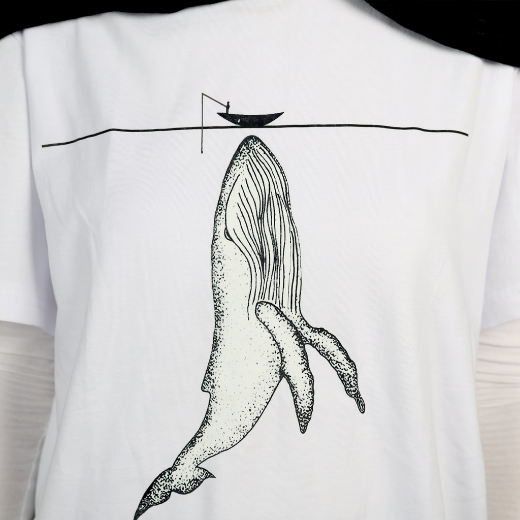 WHALE  White T-shirt