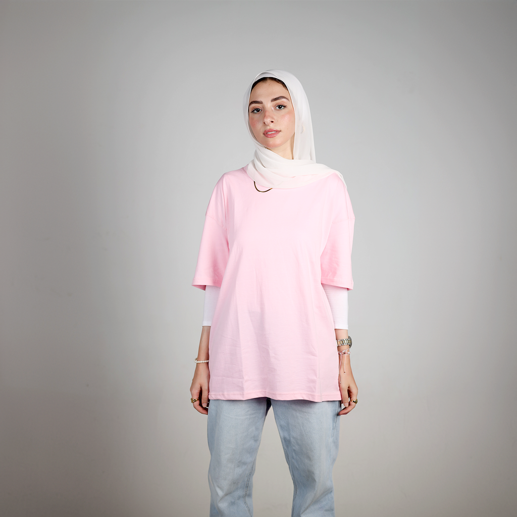 Basic oversized PINK UNISEX