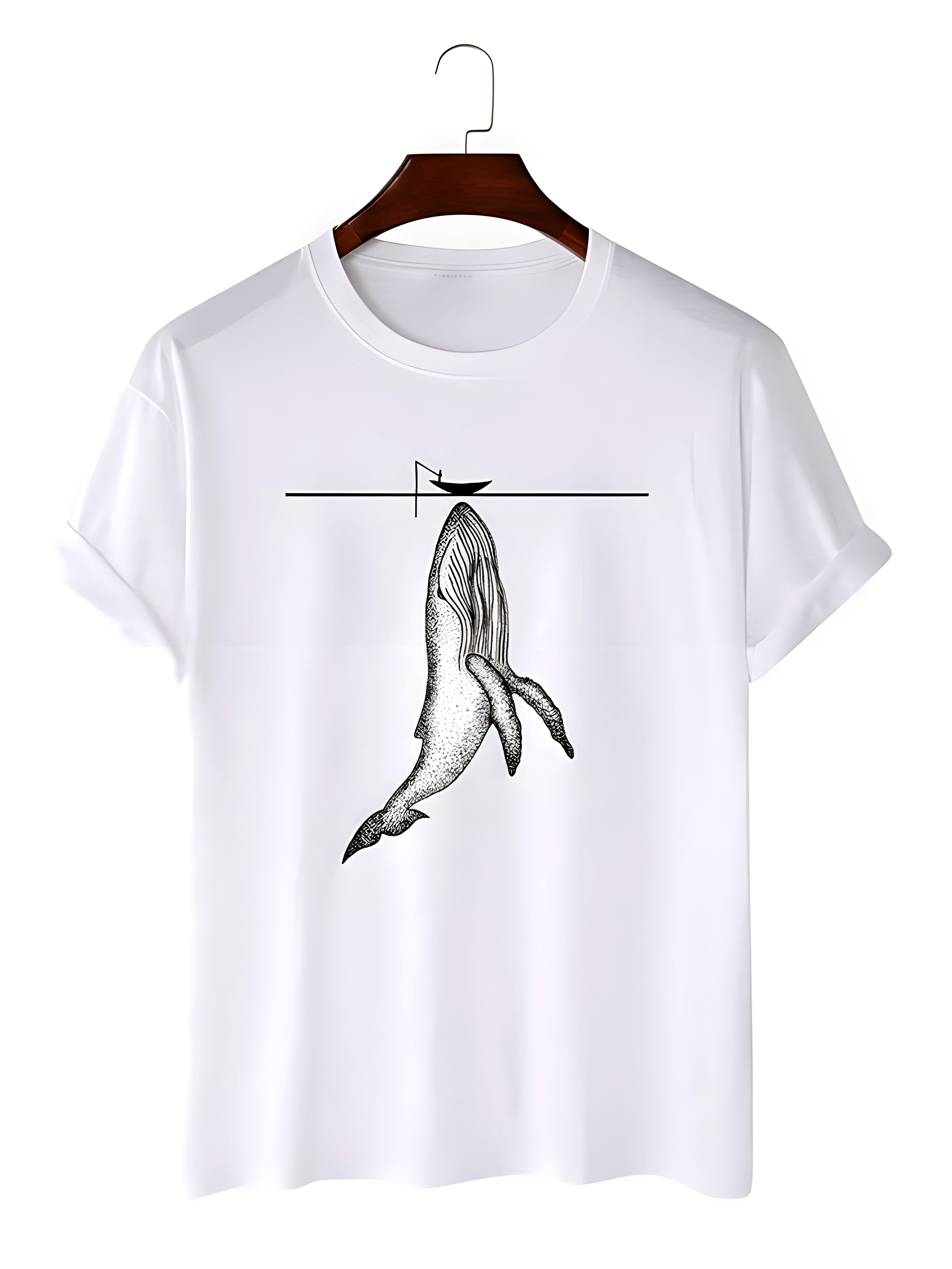 WHALE  White T-shirt