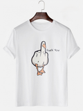 DUCK YOU white T-shirt
