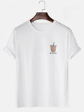 ON THE ROCK white T-shirt
