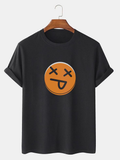 LOOPY EMOJI BLACK T-SHIRT