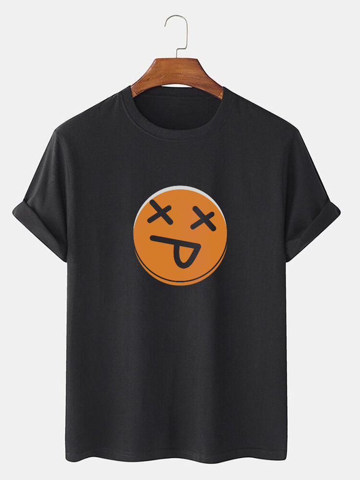 LOOPY EMOJI BLACK T-SHIRT